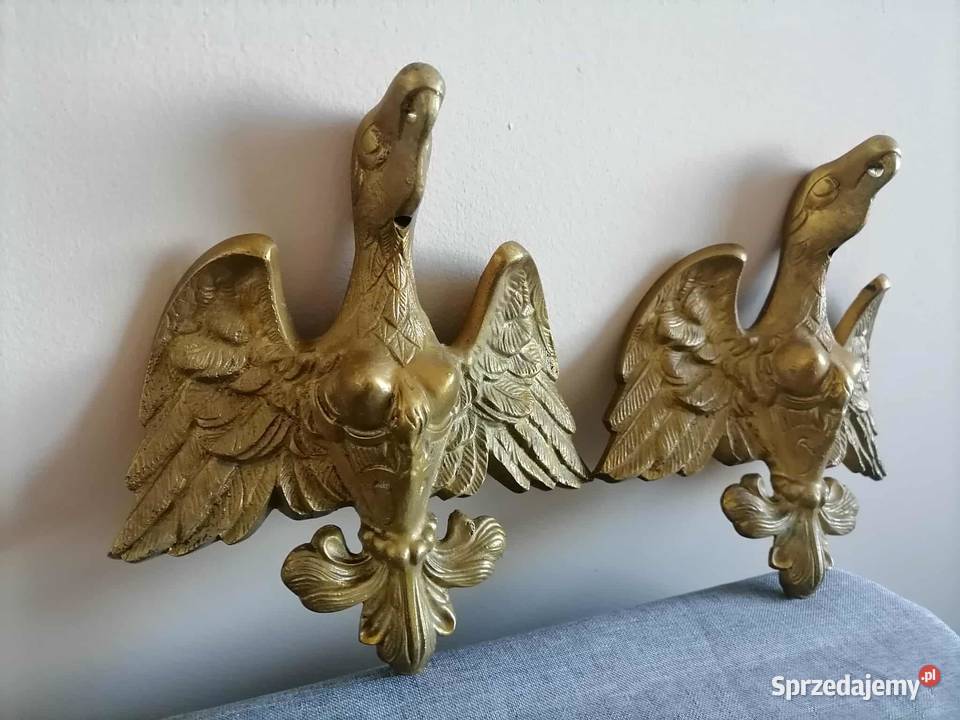 Dwa Orły Dekoracyjne Vintage Retro Wałbrzych