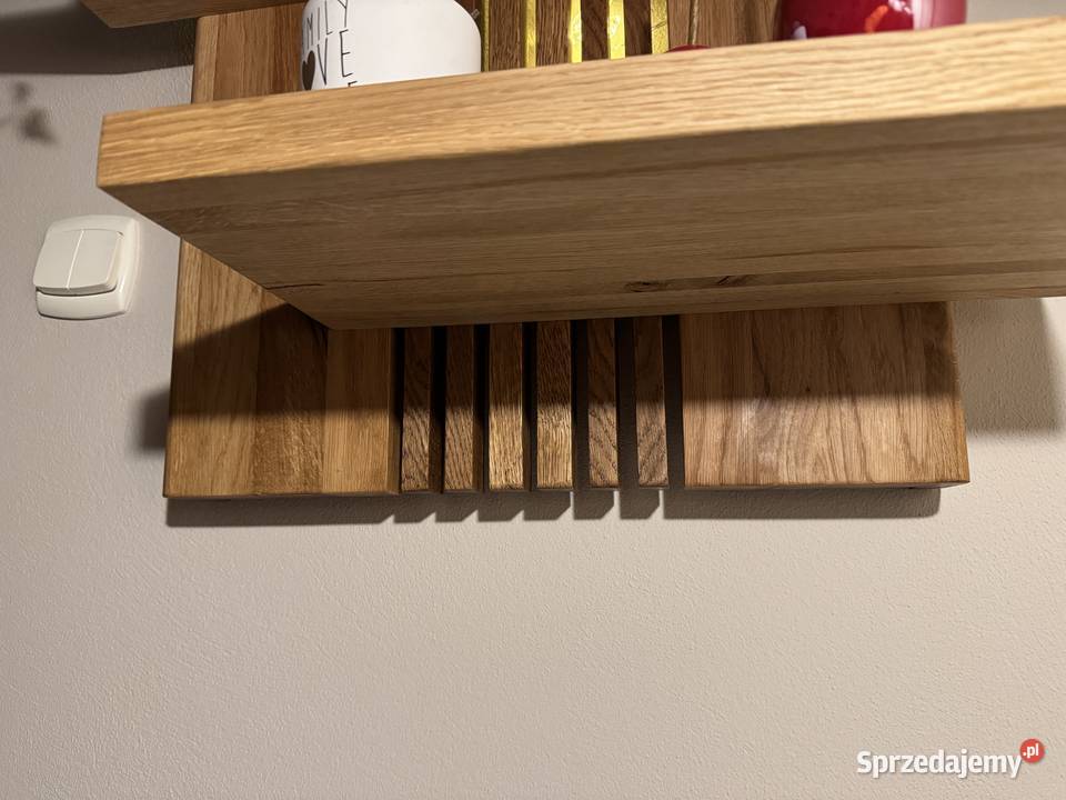 Półka ścienna z podświetleniem LED regał 60cm Półki Radków sprzedam