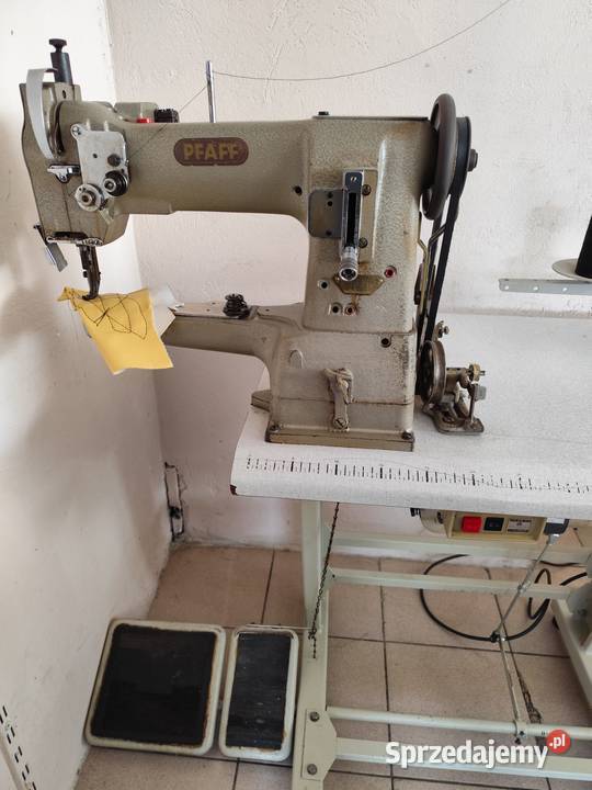 Maszyna praworamienna Pfaff z potrójnym Hanusek