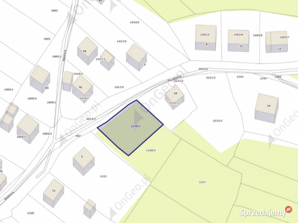 Działka 920m z warunkami zabudowy Luszowice