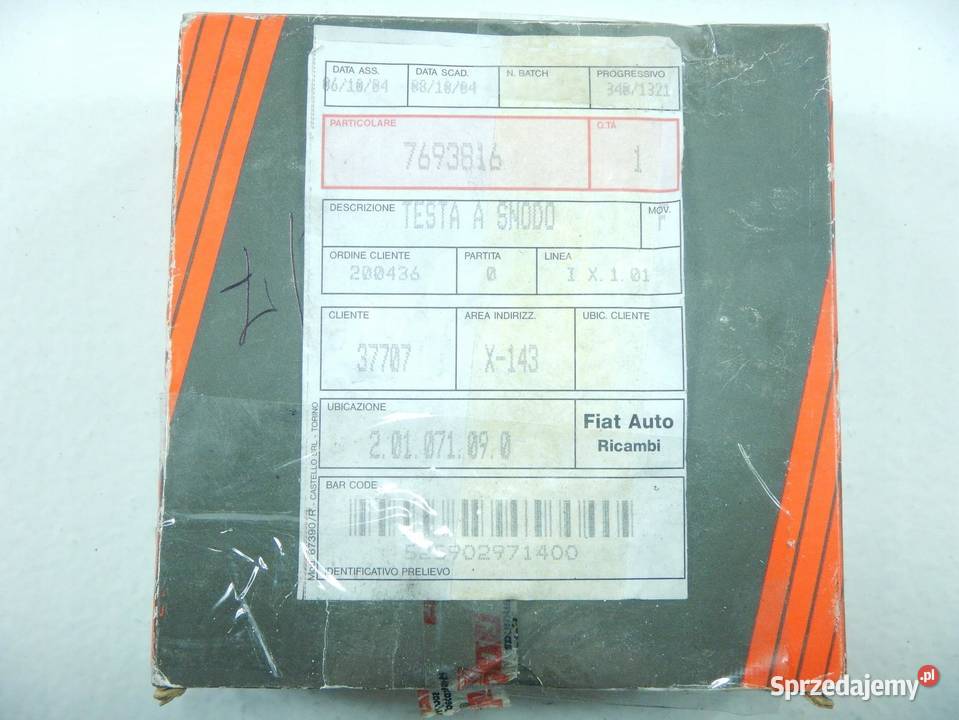 KOŃCÓWKA DRĄŻKA FIAT ELBA 9196 UNO 8890 FIORINO