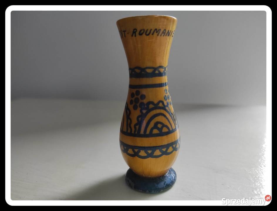 Pamiątka wazonik miniaturka Bucarest Roumanie Płock