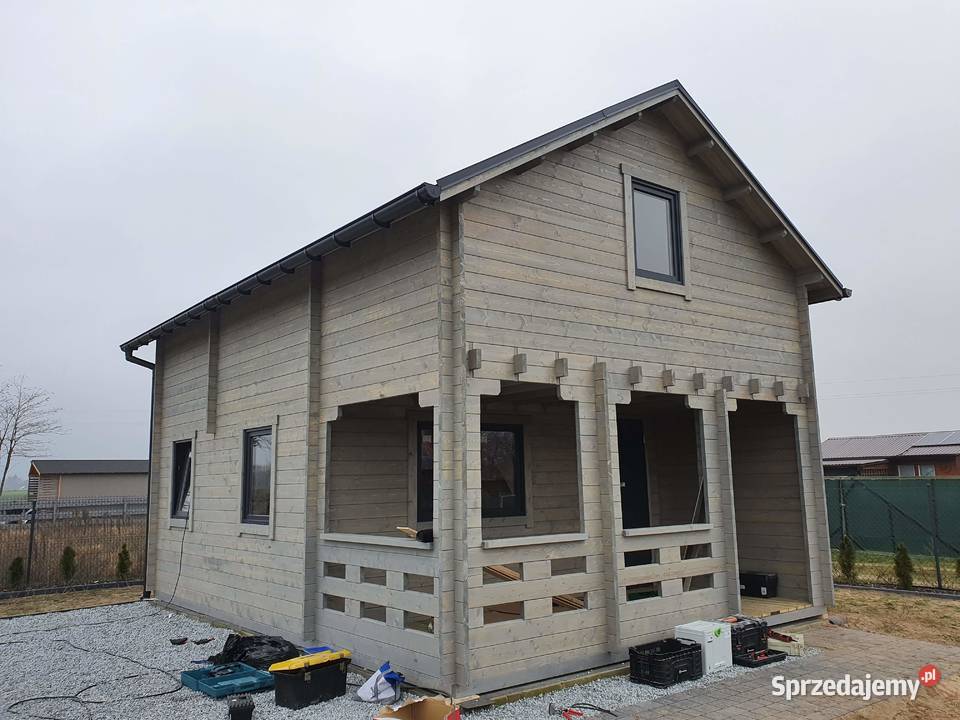 DOM domek drewniany letniskowy z bali MADAGASKAR