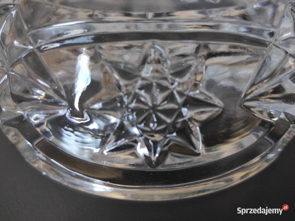 Popielniczka kryształowa stare szkło PRL Białystok sprzedam