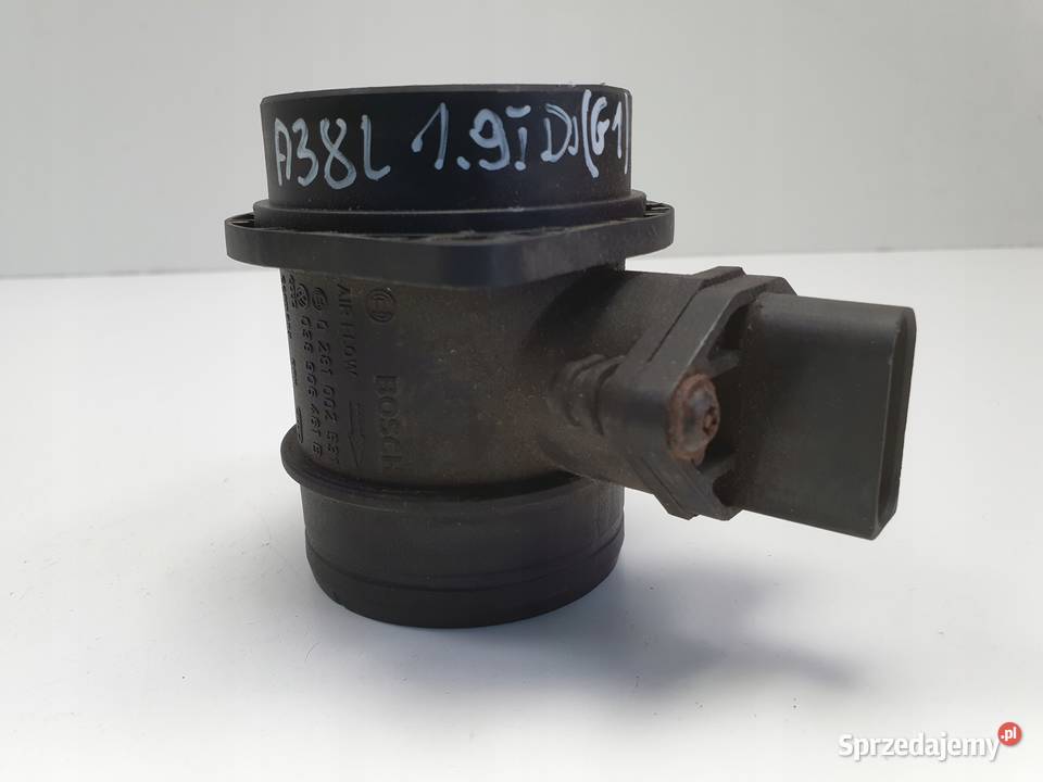 PRZEPŁYWOMIERZ Audi A3 8L 19 TDI POWIETRZA Przepływomierze