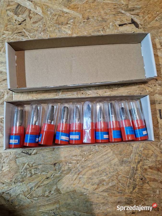 FREZY TRZPIENIOWE DO METALU 12 Larbide Burrs wielkopolskie Głogowa