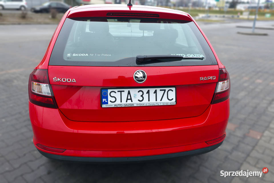 Skoda Rapid Spaceback 10 TSI Active Serwisowany Tarnowskie Góry
