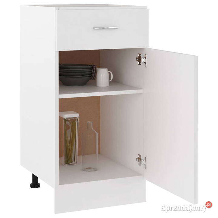 Szafka z szufladą biała 40x46x815 materiał Szafki Warszawa sprzedam