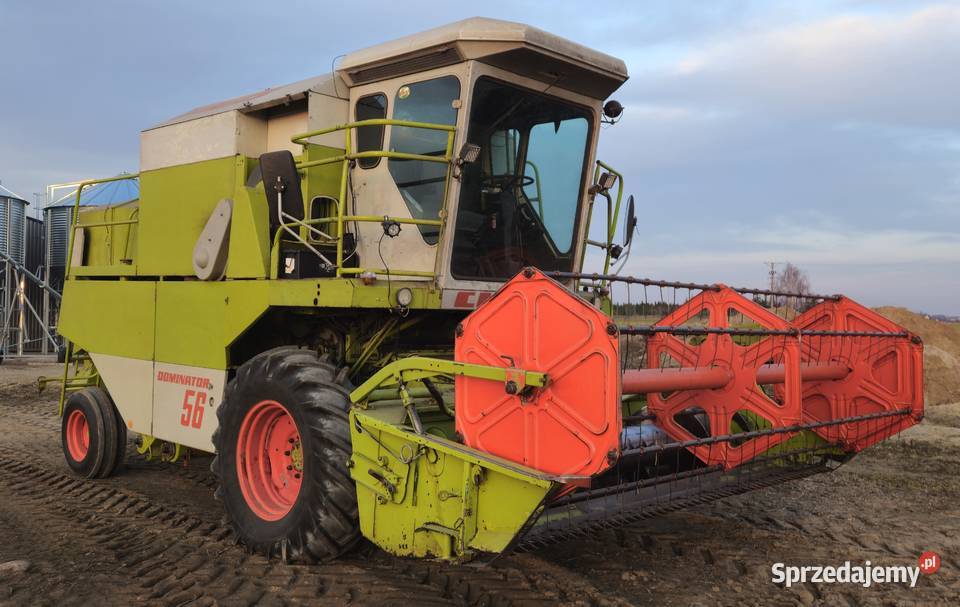 Claas Dominator 56 heder 36 m wózek Zbożowe Świekatowo sprzedam