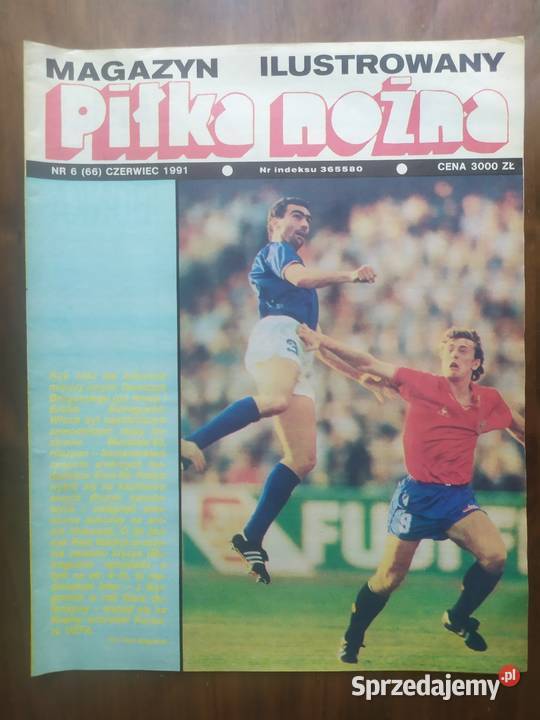 Piłka Nożna Magazyn rocznik 1991 kompletny Łódź