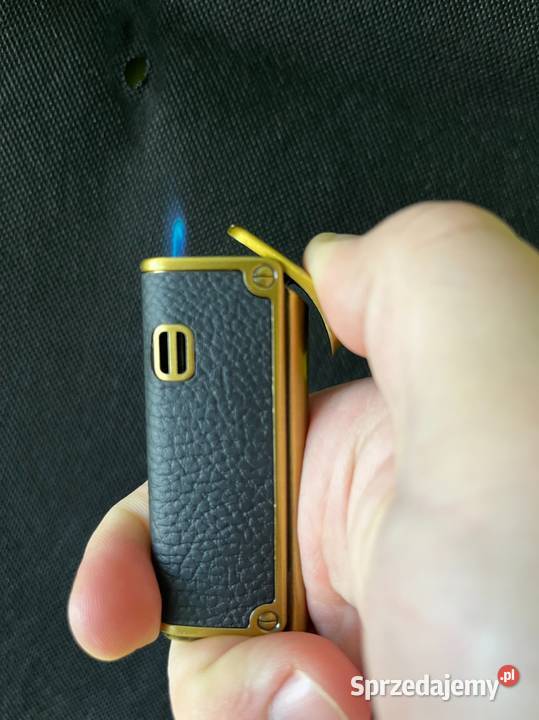 Złota Zapalniczka Gazowa Żarowa Pokryta Czarną Ostrowy nad Okszą