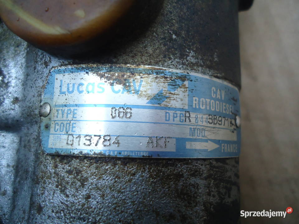 CITROEN AX 15 DIESEL POMPA WTRYSKOWA LUCAS Pompy wtryskowe Nowy Dwór Gdański sprzedam