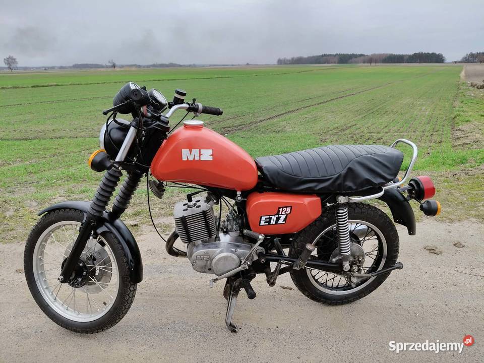 MZ ETZ 125 1987 motocykl MZ ETZ 125 wielkopolskie Kalisz