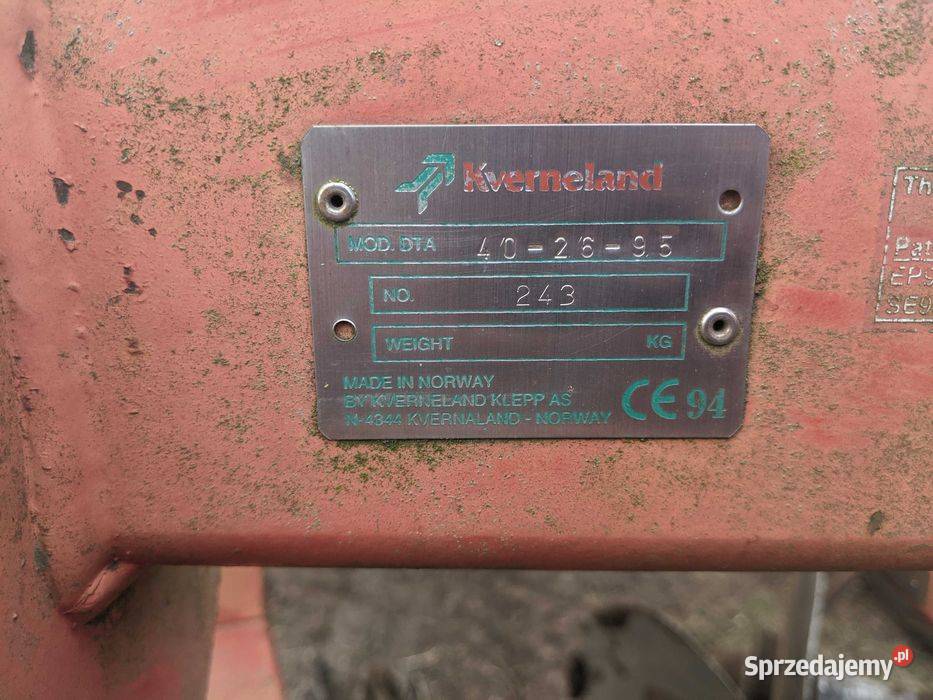 Brona talerzowa Kverneland DTA 45m Hajnówka