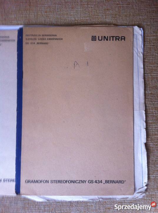 Instrukcje serwisowe Unitra GS 424 Adam i Pozostałe Opole