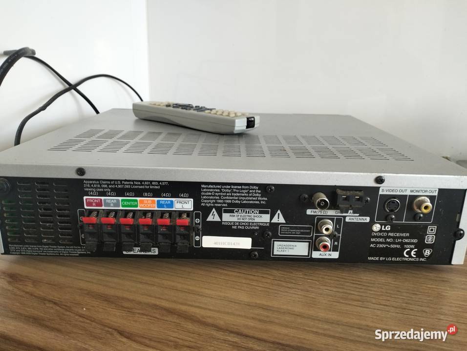 Amplituner z odtwarzaczem DVD LG LHD6230 retro Miejsce Piastowe