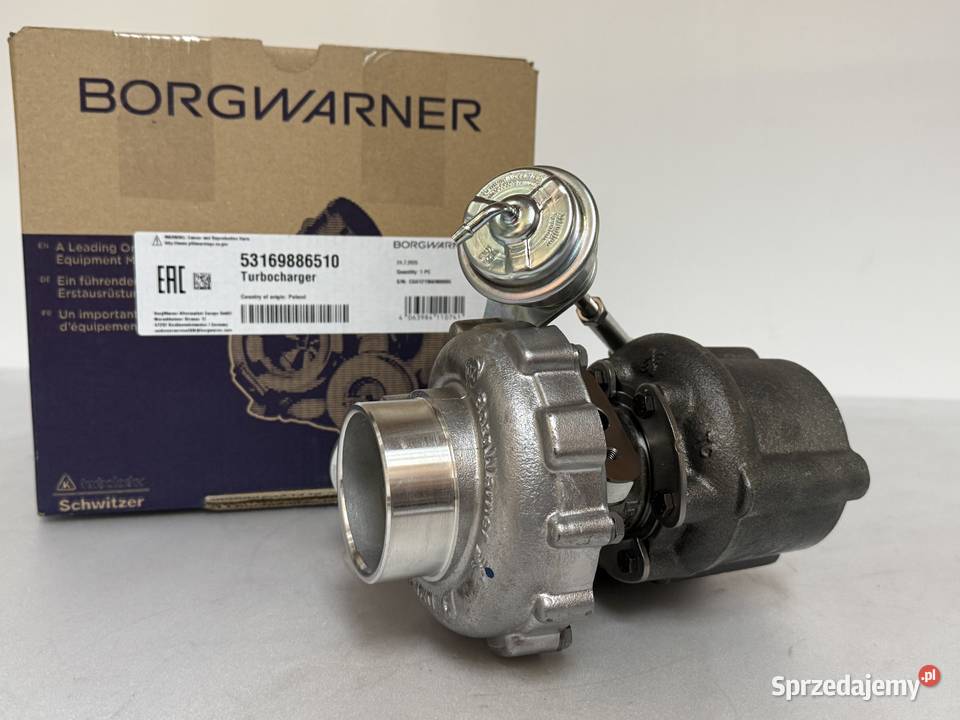 Nowa Turbosprężarka BorgWarner KKK 53169706510 Siedlce