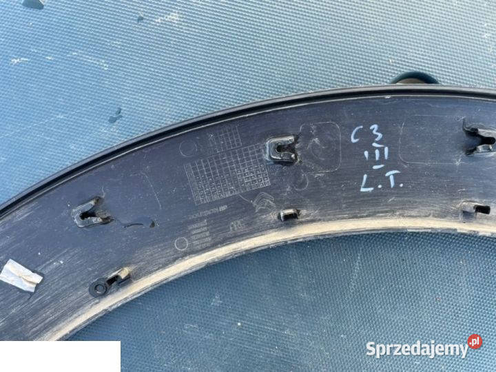 Citroen C3 III listwa lewy tył Kozubszczyzna