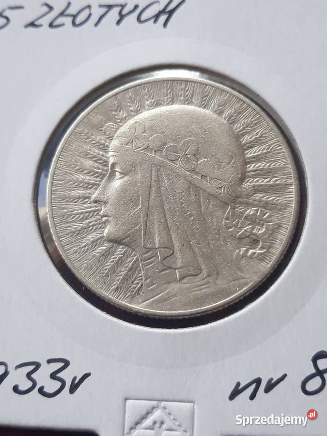 5 Głowa kobiety 1933 r 8 ładna wielkopolskie Konin