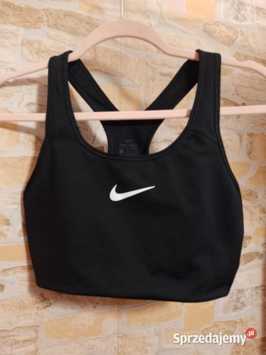 40L NIKE Ekskluzywny top fitness bokserka czarny