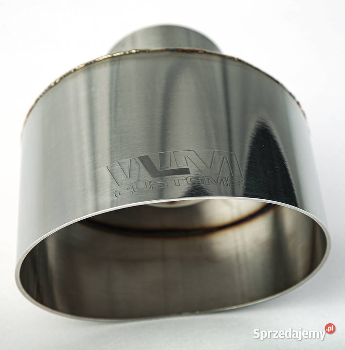 Końcówka wydechu tłumika owal stal nierdzewna Hecznarowice
