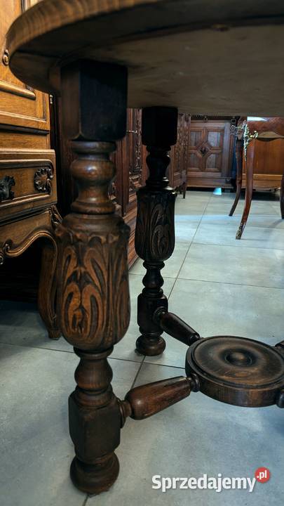 Piękny dębowy okrągły stoliksklep Dąbrowa Dąbrowa Górnicza