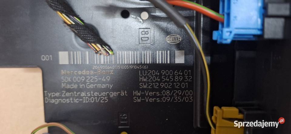 Mercedes W204 Moduł Bsi Sandomierz