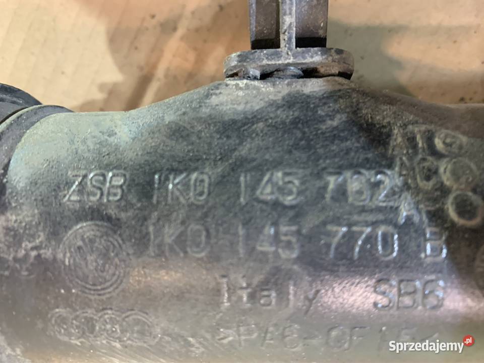 1K0145702 rura przewód intercoolera vw golf V 5 Części samochodowe Szczecin