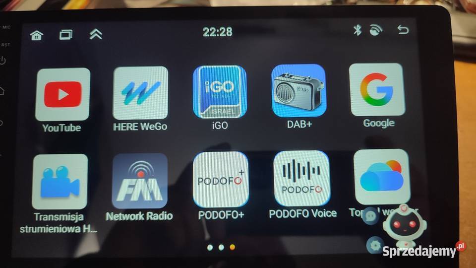 Radio 2 din kamera cofania sprzedam