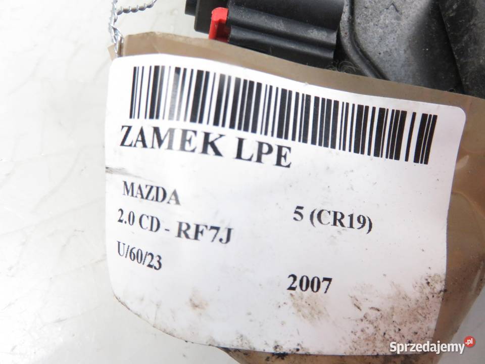 ZAMEK LEWY PRZEDNI MAZDA 5 6 PIN