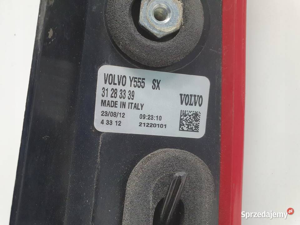 LAMPA LEWA Volvo V40 II 1216r TYLNIA TYLNA lewy Chełm sprzedam