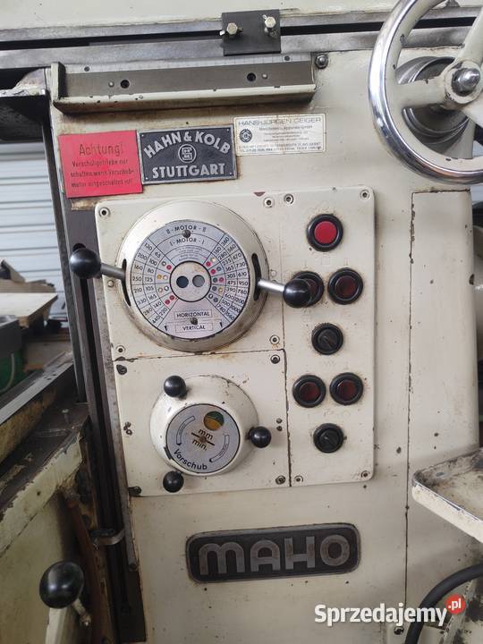 Frezarka do metalu MAHO wielkopolskie Kalisz