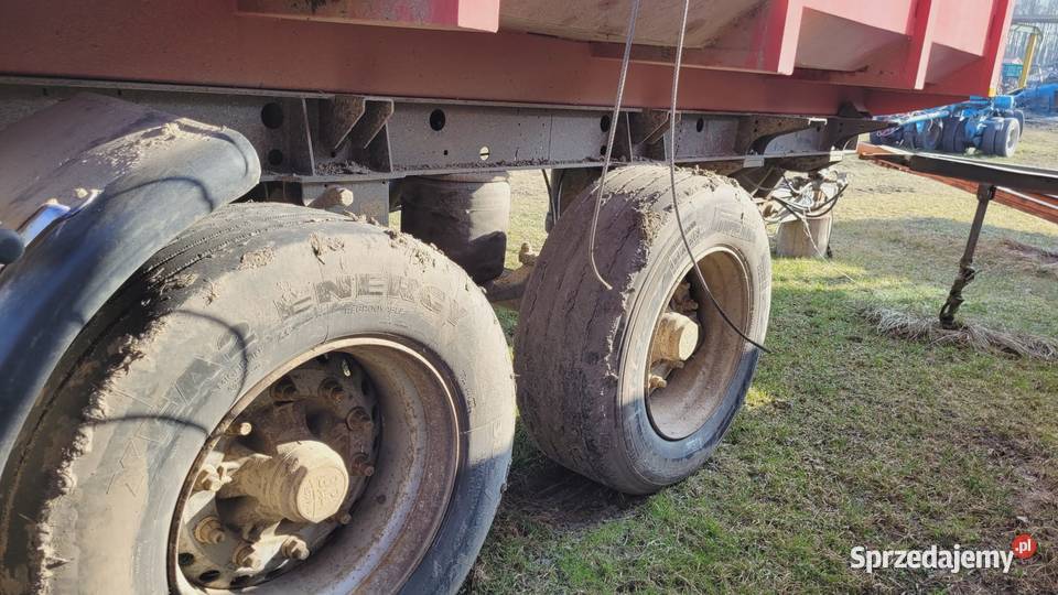 Przyczepa wywrotka na poduszkach powietrznych 12 Zaklików