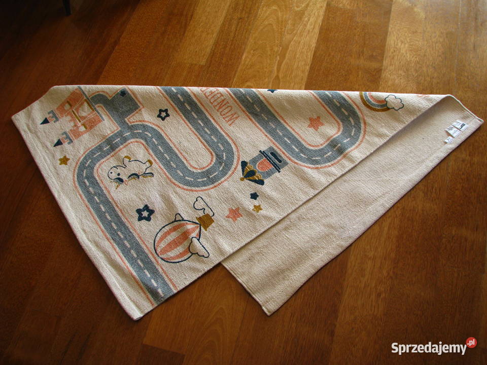 Eko dywan dziecięcy mata do zabawy bawełna 130 x