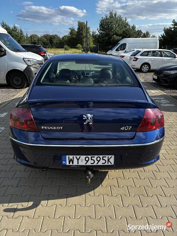Peugeot 407 benzyna 4/5 mazowieckie Warszawa