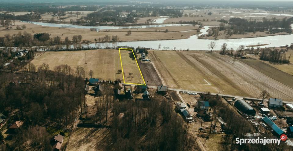 Działka rekreacyjna z linią brzegową Bugiem w Bojany
