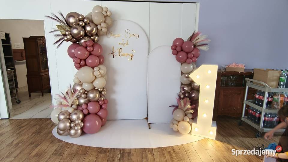 Ścianka balonowa dekoracje balonowe Pozostałe Łódź