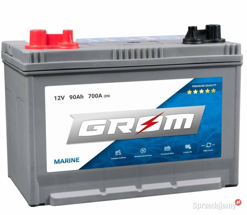 Akumulator GROM MARINE 90Ah 700A M31DC osobowe sprzedam