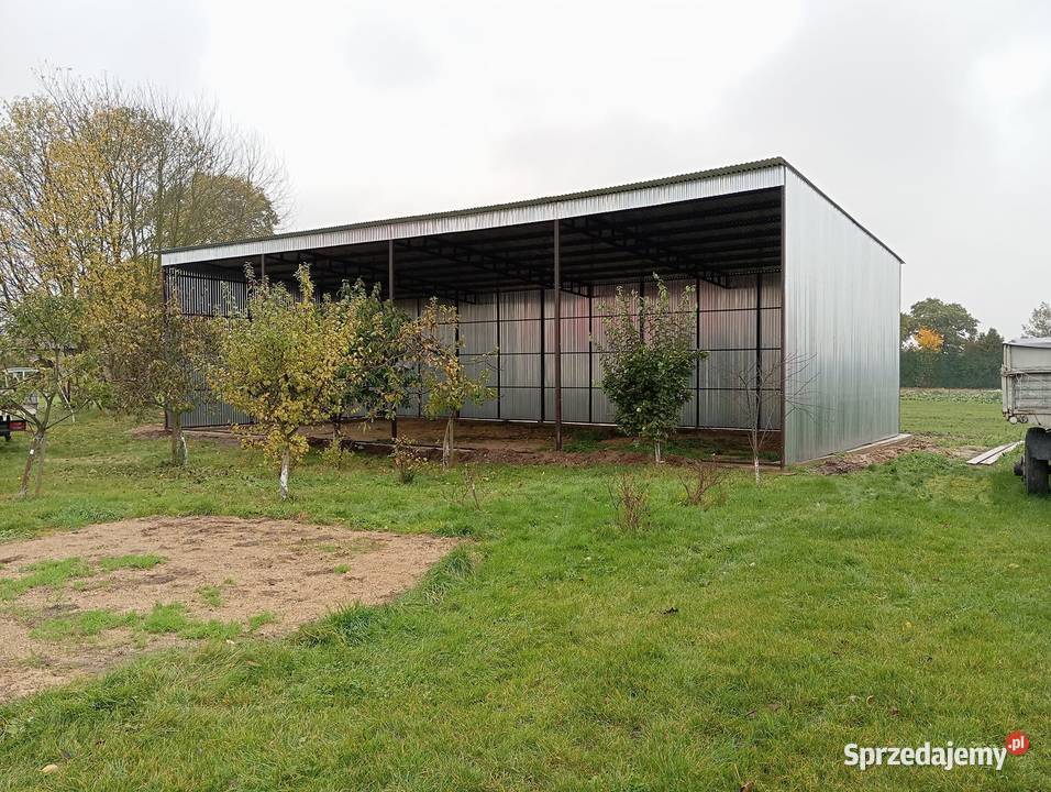 A72 Garaż blaszany BRĄZOWY Magazyn Wiata Hala blacha Kazimierza Wielka