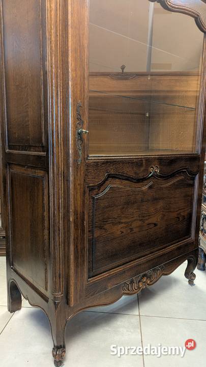 Piękna witrynaserwantka ludwikowska dąbsklep Meble Dąbrowa Górnicza