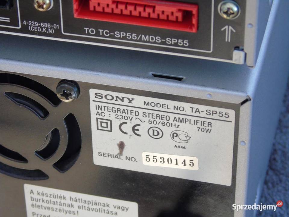 Wieża Sony z serii SP55 sprawna WYSYŁKA Jasło