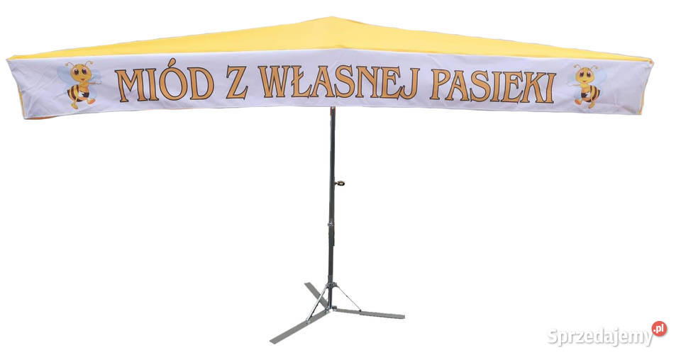 Parasol handlowy 3 x 3 z NADRUKIEM śląskie sprzedam