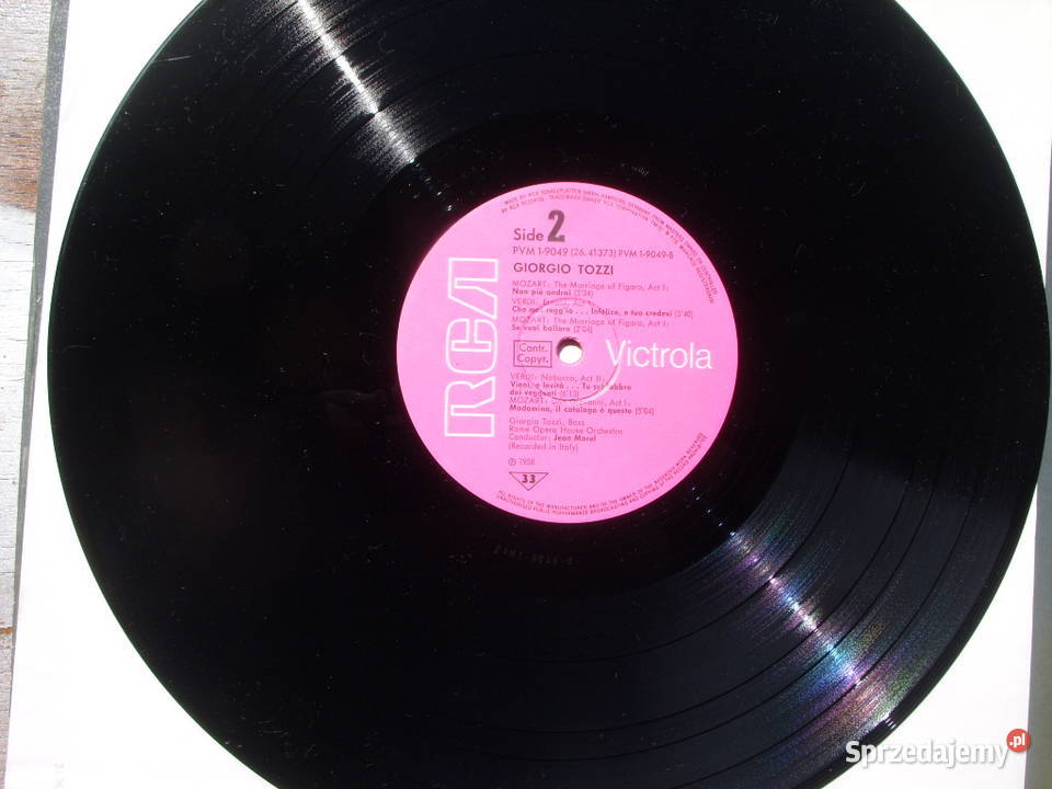 Klasyka LP GIORGIO TOZZIDON CARLOS 1958 płyta winylowa Wołów sprzedam