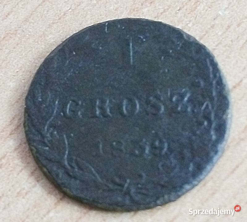 KRÓLESTWO KONGRESOWE1 GROSZ 1839 r MW MIEDZ Legionowo sprzedam