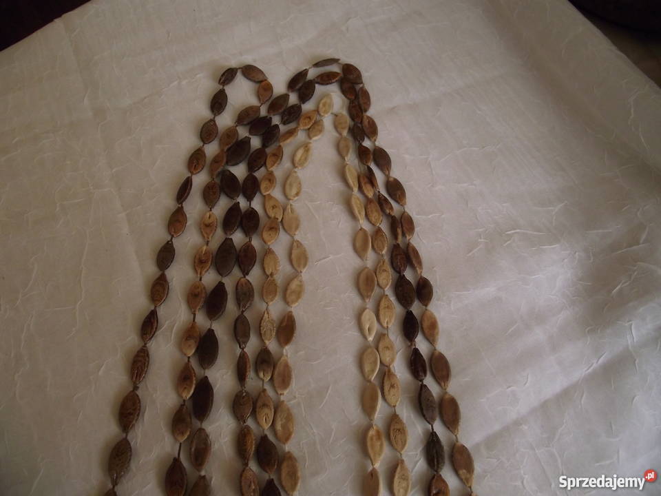 EKOLOGICZNE NASZYJNIKI Z NASION KOLCZURKI wielkopolskie Piła