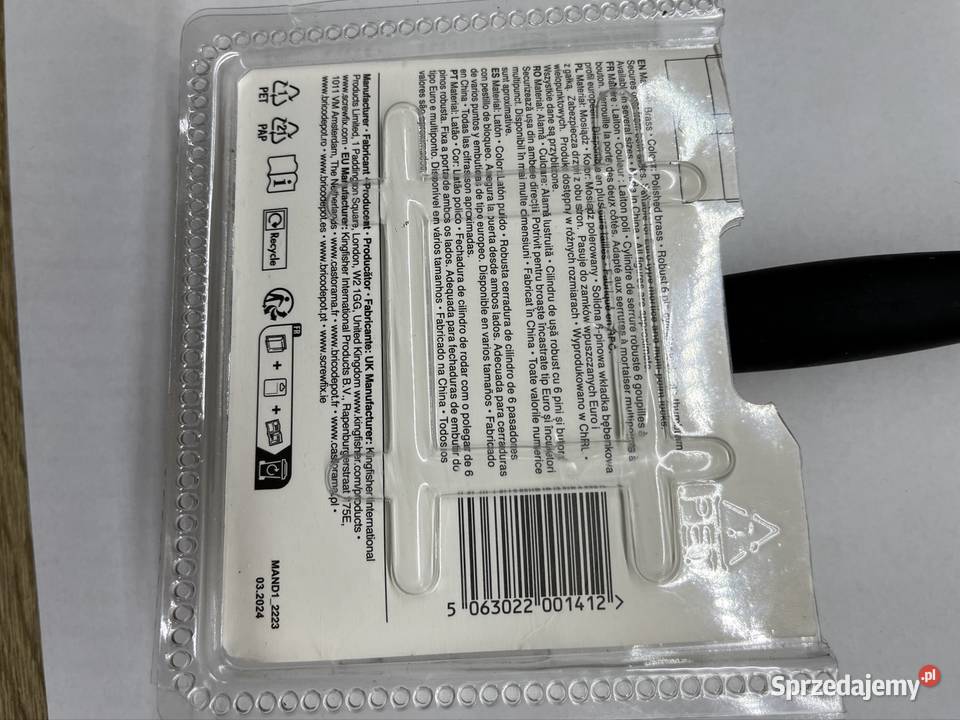 Wkładka do zamka Smith Locke gałką 25x25 mm Lublin sprzedam