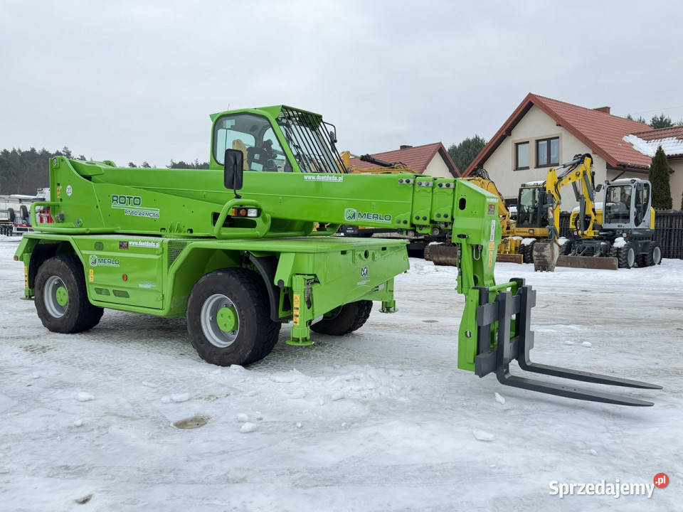 duża kołowa Merlo Roto RT 6024 MCSS Ładowarka Koparko ładowarki Widełki