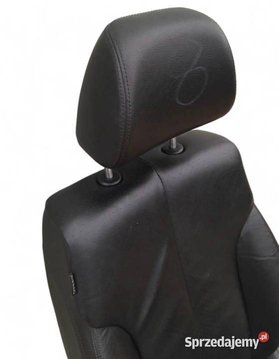 FOTEL PRZÓD PRAWY PASAŻERA CZARNA SKÓRA VW Wyposażenie wnętrza świętokrzyskie Działoszyce