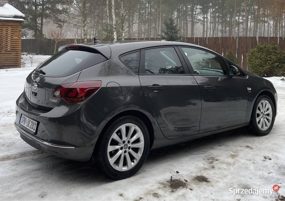 Opel Astra J NAVI Podgrzewana kierownica i elektryczne lusterka Płońsk