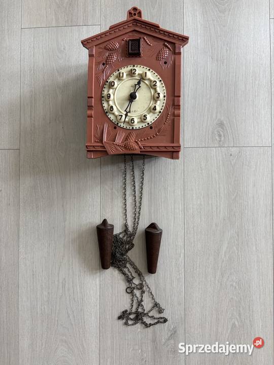 Zegar na ścianę Majak kukułka Wrocław